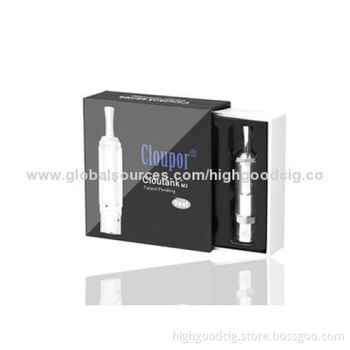 China Manufacturer Cheap Electronic Cigarette Atomizer, Dry Herb Cloupor Cloutank M3 VaporizerNew
